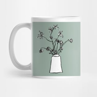 Inky Flowers Mug